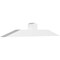 Ekena Millwork Portland Architectural Grade PVC Gable Bracket, 48"W x 8"H x 4"D x 4"F, 4/12 Pitch GBP048X08X0404POR00 - alternate 1